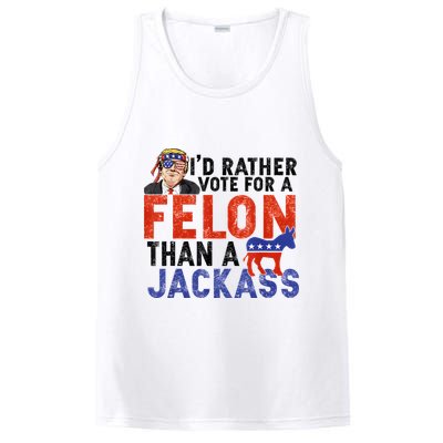 I’D Rather Vote For A Felon Than A Jack Ass PosiCharge Competitor Tank