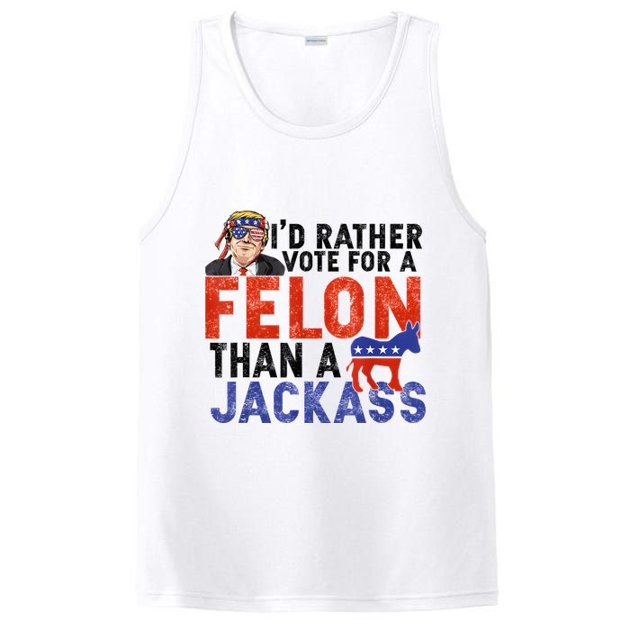 I’D Rather Vote For A Felon Than A Jack Ass PosiCharge Competitor Tank