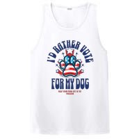 ID Rather Vote For My Dog Keep Your Paws Off Of My Freedom PosiCharge Competitor Tank