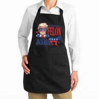 ID Rather Vote For A Felon Than A Jackass Trump America Apron