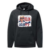 ID Rather Vote For Felon Than A Jackass Performance Fleece Hoodie