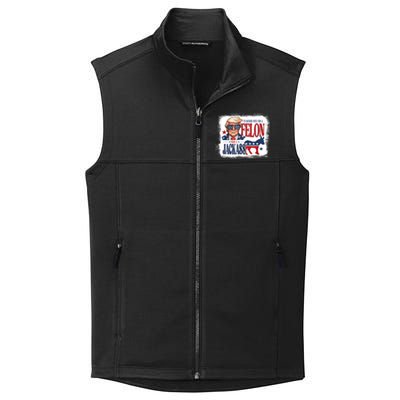 ID Rather Vote For Felon Than A Jackass Collective Smooth Fleece Vest