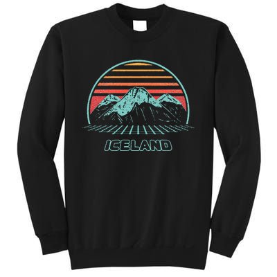 Iceland Retro Vintage 80s Style Sweatshirt