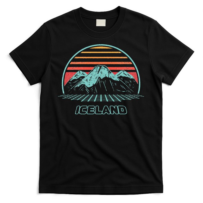 Iceland Retro Vintage 80s Style T-Shirt