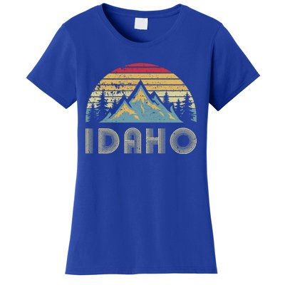 Idaho Retro Vintage Mountains Camping Hiking Gift Women's T-Shirt