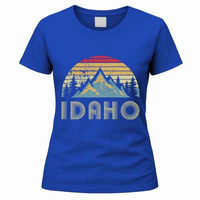 Idaho Retro Vintage Mountains Camping Hiking Gift Women's T-Shirt