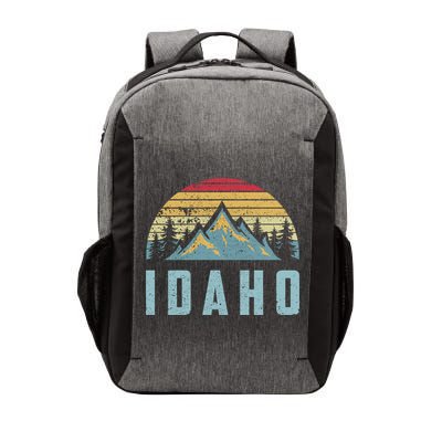 Idaho Retro Vintage Mountains Hiking Nature Gift Vector Backpack