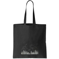 Idaho Retro Vintage Outdoors Mountain Graphic Design Tote Bag