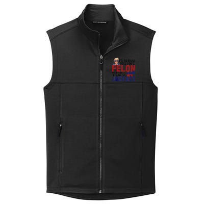 ID Rather Vote For Felon Than Jackass Collective Smooth Fleece Vest