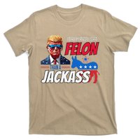 ID Rather Vote For A Felon Than A Jackass Donald Trump 2024 T-Shirt