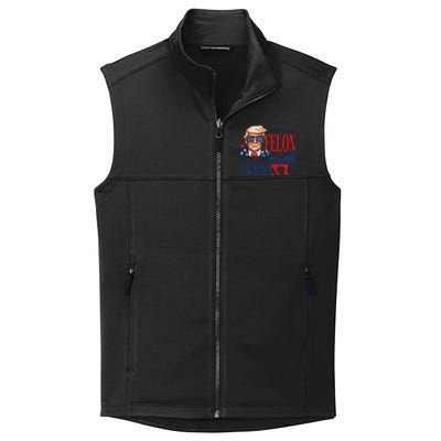 ID Rather Vote For Felon Than A Jackass Collective Smooth Fleece Vest