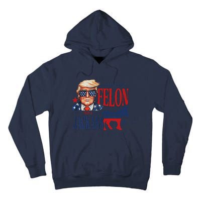 ID Rather Vote For Felon Than A Jackass Tall Hoodie