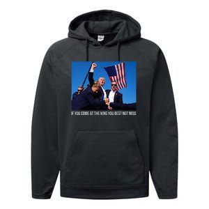 ID Rather Vote For A Felon Than A Jackass Trump Performance Fleece Hoodie