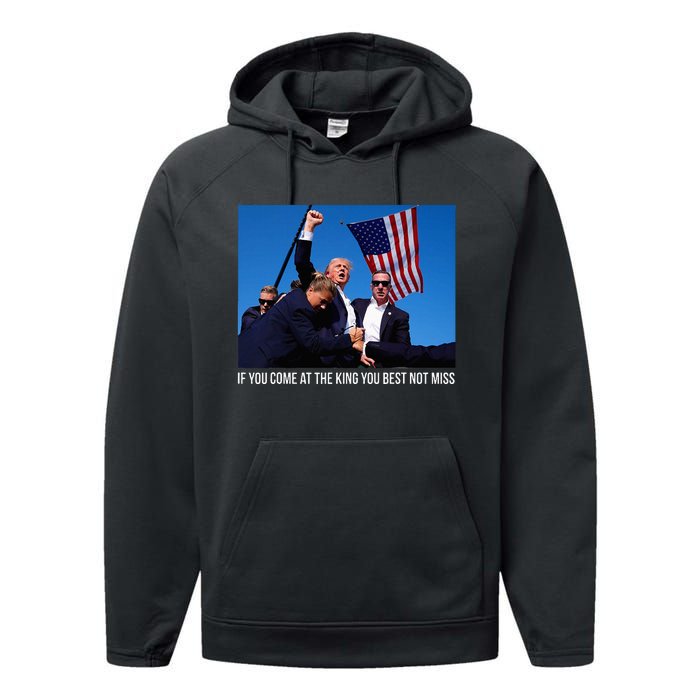 ID Rather Vote For A Felon Than A Jackass Trump Performance Fleece Hoodie