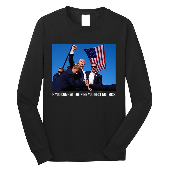 ID Rather Vote For A Felon Than A Jackass Trump Long Sleeve Shirt