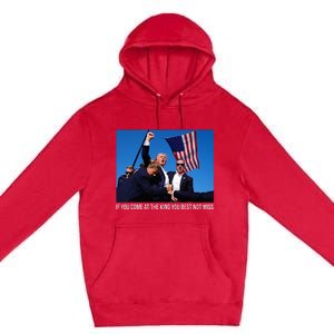 ID Rather Vote For A Felon Than A Jackass Trump Premium Pullover Hoodie