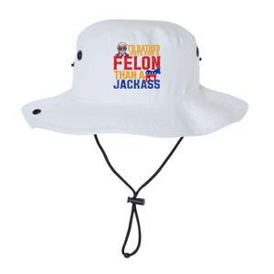 ID Rather Vote For A Felon Than A Jackass Trump Legacy Cool Fit Booney Bucket Hat