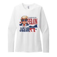 ID Rather Vote For Felon Than A Jackass Womens CVC Long Sleeve Shirt