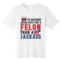 ID Rather Vote For Felon Than A Jackass Tall Fusion ChromaSoft Performance T-Shirt