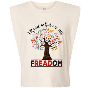 I Read What I Want Banned Books Week Garment-Dyed Women's Muscle Tee