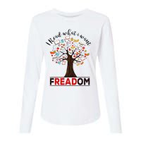 I Read What I Want Banned Books Week Womens Cotton Relaxed Long Sleeve T-Shirt