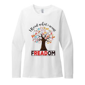 I Read What I Want Banned Books Week Womens CVC Long Sleeve Shirt