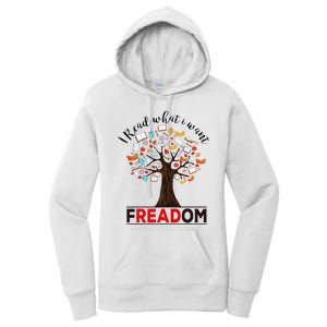 I Read What I Want Banned Books Week Women's Pullover Hoodie