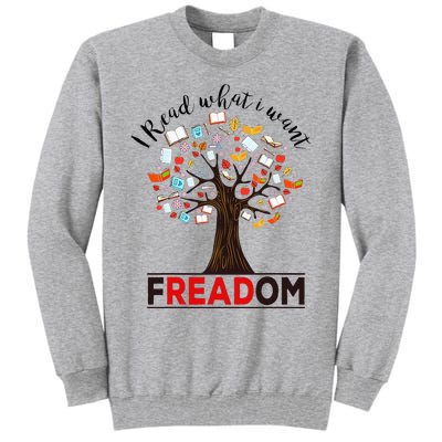 I Read What I Want Banned Books Week Librarian Tall Sweatshirt