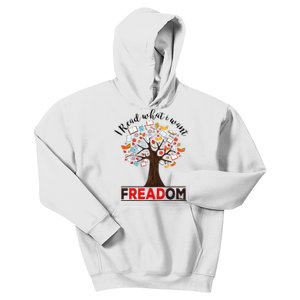 I Read What i Want Banned Books Week Librarian Kids Hoodie