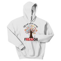 I Read What i Want Banned Books Week Librarian Kids Hoodie