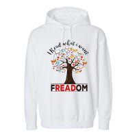 I Read What I Want Banned Books Week Librarian Garment-Dyed Fleece Hoodie