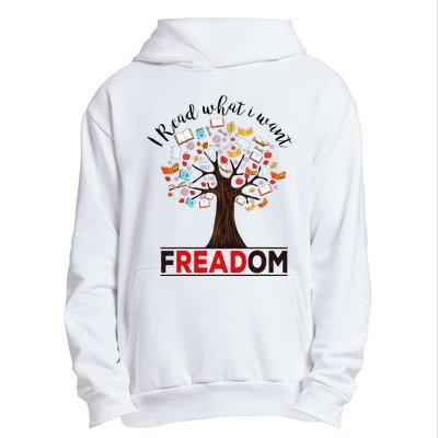 I Read What I Want Banned Books Week Librarian Urban Pullover Hoodie