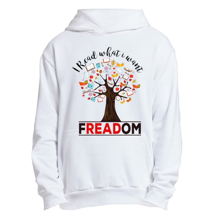 I Read What I Want Banned Books Week Librarian Urban Pullover Hoodie