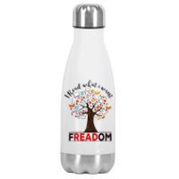 I Read What I Want Banned Books Week Librarian Stainless Steel Insulated Water Bottle