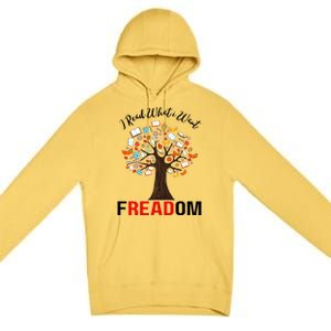 I Read What I Want Banned Books Week Librarian Premium Pullover Hoodie