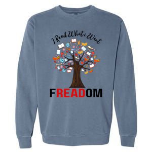 I Read What I Want Banned Books Week Librarian Garment-Dyed Sweatshirt