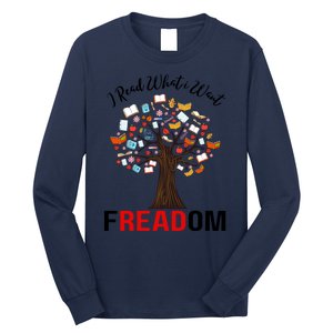 I Read What I Want Banned Books Week Librarian Long Sleeve Shirt