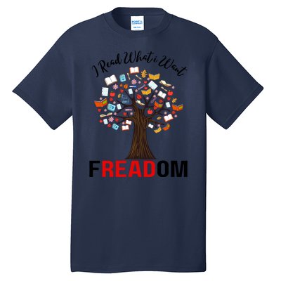 I Read What I Want Banned Books Week Librarian Tall T-Shirt