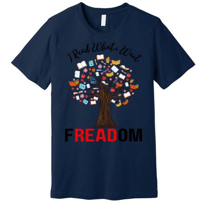 I Read What I Want Banned Books Week Librarian Premium T-Shirt