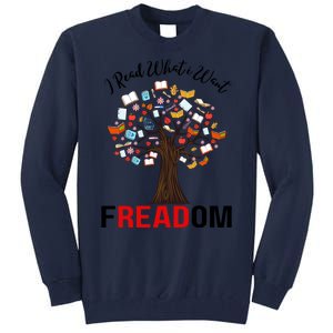 I Read What I Want Banned Books Week Librarian Tall Sweatshirt