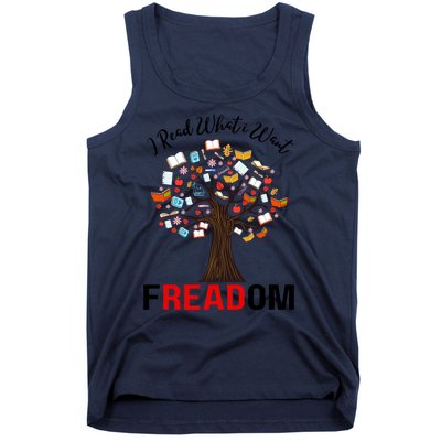 I Read What I Want Banned Books Week Librarian Tank Top