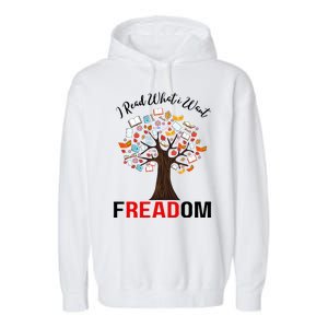 I Read What I Want Banned Books Week Librarian Garment-Dyed Fleece Hoodie