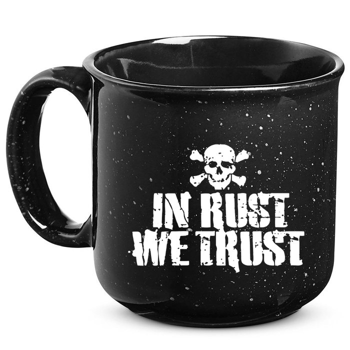 In Rust We Trust 15oz Campfire Ceramic Mug
