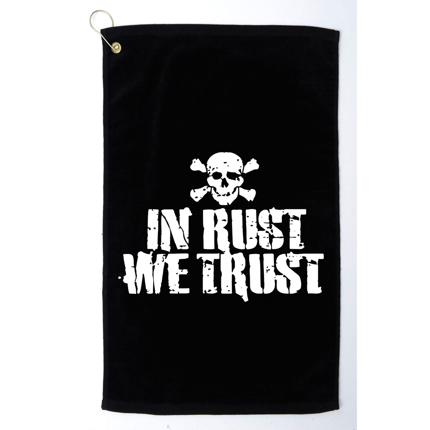 In Rust We Trust Golf Towel