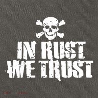 In Rust We Trust Cotton Canvas Backpack