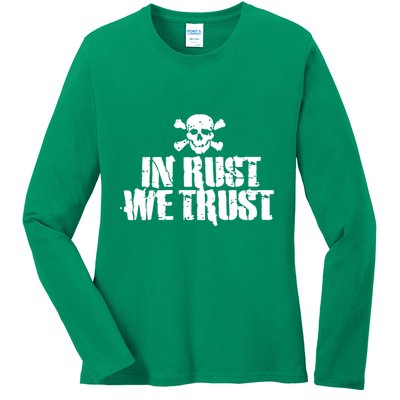 In Rust We Trust Ladies Long Sleeve Shirt