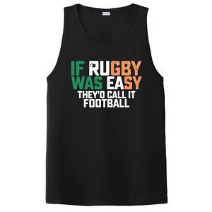 If Rugby Was Easy They'd Call It Football Matching Patrick's Gift PosiCharge Competitor Tank