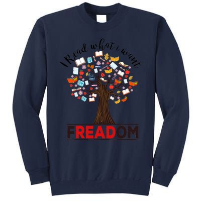 I Read What I Want Banned Books Week Librarian Tall Sweatshirt