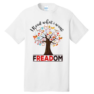 I Read What I Want Banned Books Week Librarian Tall T-Shirt