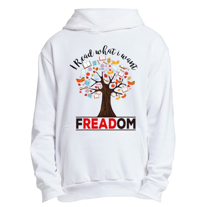 I Read What I Want Banned Books Week Librarian Urban Pullover Hoodie